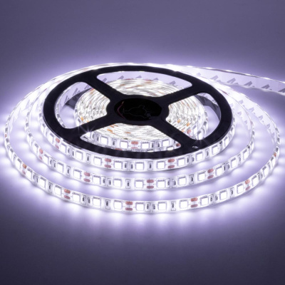 Стрічка С/Д 12v IP20 120LED SMD 2835 біла хол.10w/m 720LM LEMANSO