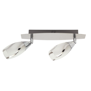 Спот Rabalux Rainbow на два плафони хромований 6167