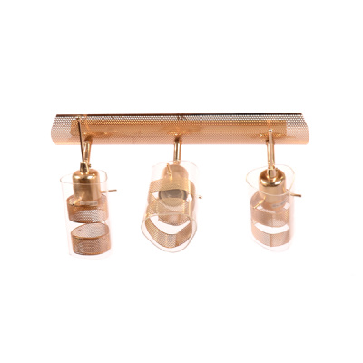 Люстра класична Numina золотиста на три плафона 1167/3