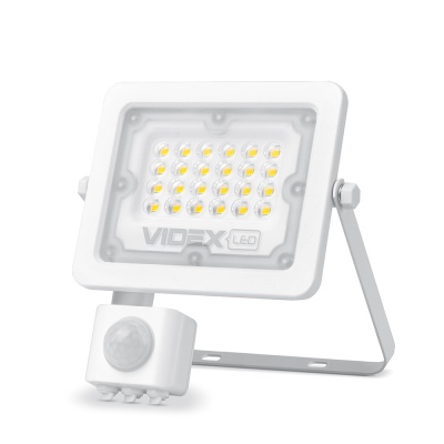 Прожектор  20W 230V 5000K IP65 VL-F2e-205W з датчиком руху та освітленості  VIDEX