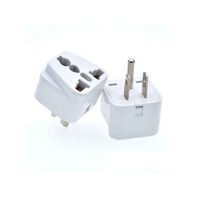 Перехідник адаптор 10А біл.американський Lemanso 