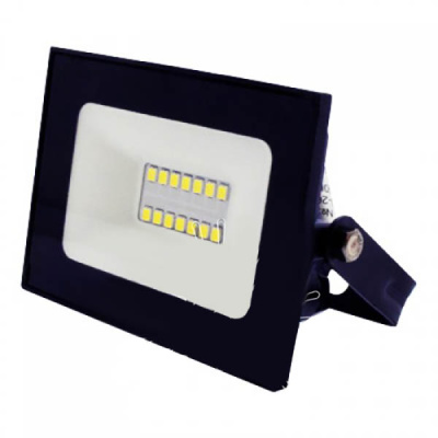 Прожектор  10W 6500K IP65 LED 560LM Нептун чорний LEMANSO