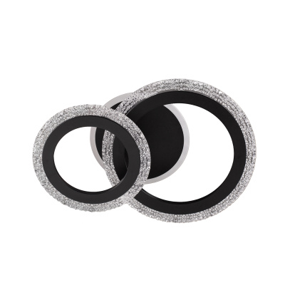 Люстра LED Свет чорна SC-3119/1+1C BK 42W+14W