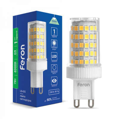 G9 7W 4000K LED87 230V 650Lm Лампа світодіодна Ферон