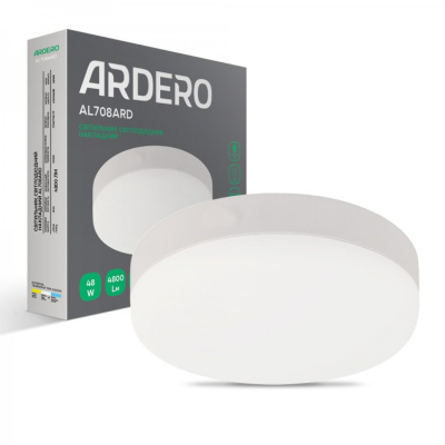 Накладний світлодіодний світильник Ardero AL708ARD коло 48W 4800Lm 5000K