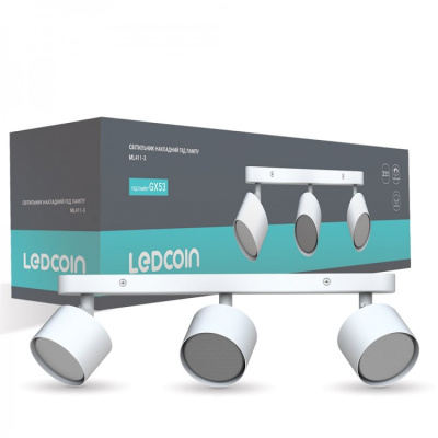 Накладний настінний світильник Ardero ML411-3  GX53 білий