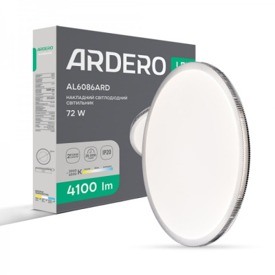 Світлодіодний світильник Ardero AL6086ARD MODA 72W 4100Lm 2700K-6500K біл.