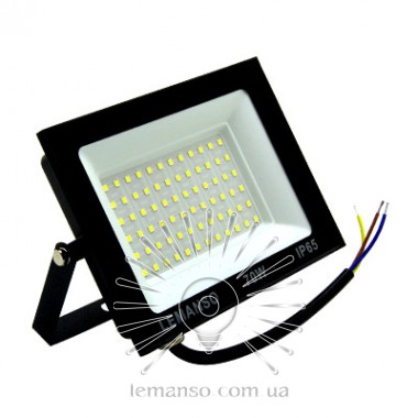 Прожектор 70W 6500K IP65 3920LM LEMANSO чорний НЕПТУН