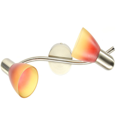 Спот Rabalux Rainbow на два плафони срібний 6312