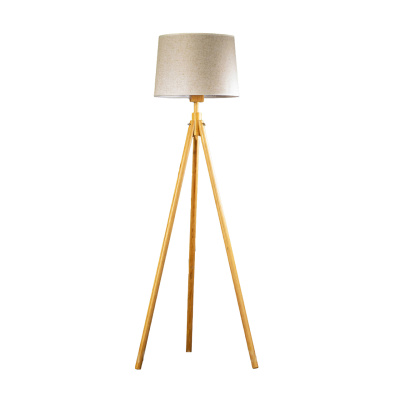 Торшер дерев'яний сучасний Свет TY-3014 BRASS A+B