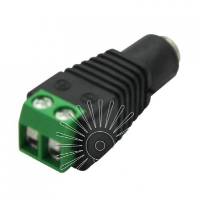 Гніздо живлення DC5 5*2.1mm з клемами[затискач дротів під болти ] Lemanso 