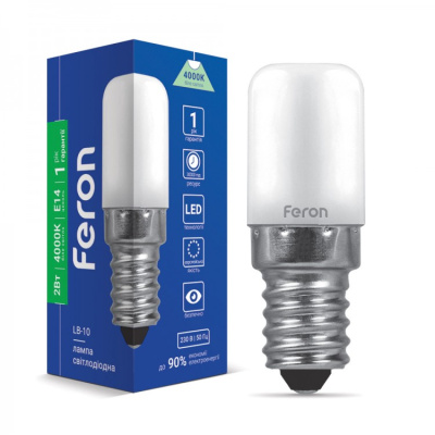 T26 Е14 2W 4000K LED 160Lm 230V  Лампа світодіодна Ферон