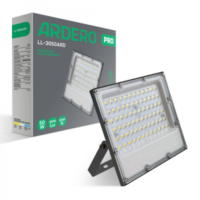 Світлодіодний прожектор Feron LL-3050 50W 6000Lm 6500K IP65 сірий