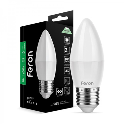 Світлодіодна лампа Feron 7W E27 2700K