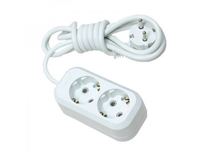 Продовжувач 2гнізда 3м без/з  Lemanso