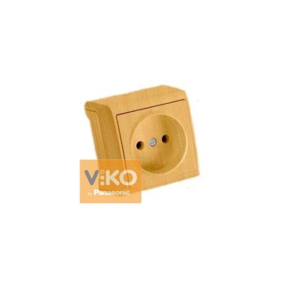 Розетка 1-а дуб накладна VI-KO-VERA