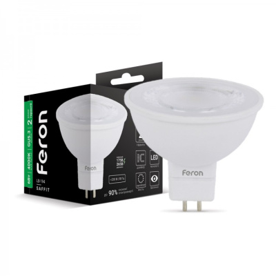 G5.3 MR16 6W 4000K LED 500LM  230V  Лампа світодіодна Ферон